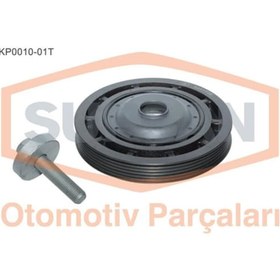Resim SUPSAN KP0010-01T Krank Kasnağı 1 Civata Pul Ozel Pul CLIO II Megane II Kangoo Modus Scenic II 1.5DCI K9K 