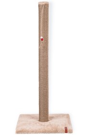 Resim PUGALO 82cm Lüx Tırmalama Tahtası Catnipli Jüt Tırmalama Krem Minder Yüzey 
