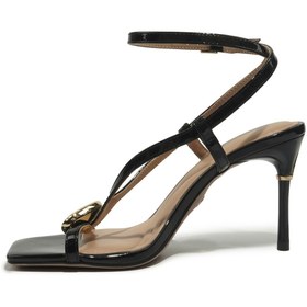 Resim Nine West EALEN 6FX Siyah Kadın Topuklu Sandalet 