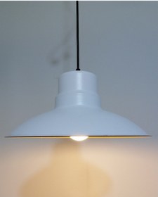 Resim Riolight Retro Beyaz Içi Beyaz Tekli Metal Sarkıt Çap: 30Cm (538288133) 