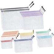 Resim Suntek 26x File Fermuarlı Kese Çanta Okul Ev Belge Seyahat Pvc 