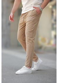 Resim Madmext Camel Regular Fit Erkek Pantolon E6572 