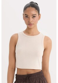 Resim DeFactoFit Standart Fit Bisiklet Yaka Modal Sporcu Atlet D7122AX25SPBG700 