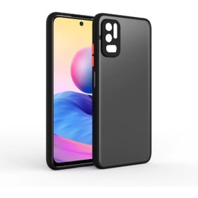 Resim Microcase Xiaomi Redmi Note 11 Se London Serisi Darbeye Dayanıklı Kılıf - Buzlu Siyah 