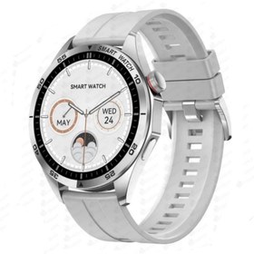 Resim Haino Teko RW44 Watch GT4 Amoled Ekran Android İos HarmonyOs Uyumlu 3 Kordonlu Akıllı Saat Gümüş 