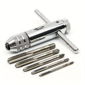 Resim 5 adet Kendiliğinden Kilitlenen Makine Dişli Somunlar M3-M8 3mm-8mm, Krom Kaplama, Demir Yapı, Güvenli Kurulum için Metrik Dişli Ankrajlar 