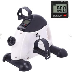 Resim Lcd Ekranlı Egzersiz Bisikleti Pedalı,Beyaz Hattrick Kondisyon Bisikleti 