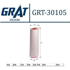 Resim Grat-30105 - Hava Fılıtresı Bmw M57 / E53 /r.rover 3.0 Td6 Vo 