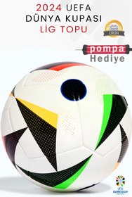Resim Hsport 2024 Dünya Kupası Futbol Topu DAYANIKLI Yüksek Halı Saha Çim Beton Zemin idman Top 5 No 