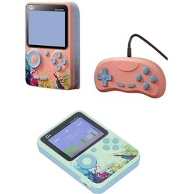 Resim 3.5 İnç Klasik Retro Lcd Ekran 500 Oyunlu Oyun Konsolu Taşınabilir 