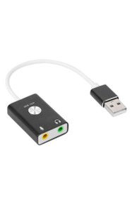 Resim Genel Markalar Aivoice ses kartı kablolu usb ses kartı ses çeviri için usb ses kartı 