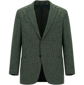 Resim Abdullah Kiğılı Regular Fit Kareli Ceket 