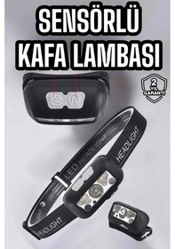 Resim Kafa Lambası Kamp Lambası Sensörlü Şarjlı Ayarlanabilir Diğer 