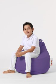 Resim earmut Premium Çocuk Armut Koltuk Mor 