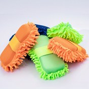 Resim Yumuşak ve emici Mikrofiber Araba ve Motosiklet Yıkama Süngeri Fırçası - Mavi Kadife Dokusu, Temizlemesi Kolay, Ergonomik Sap, Ultra İnce Fiber Malzeme, Araç ve Motosiklet Temizliği için İdeal, Motosiklet Aksesuarları|Kadife Dokulu Sünger|Ergonomik Tutma, Araba Yıkama Fırçaları, Pil Olmadan 