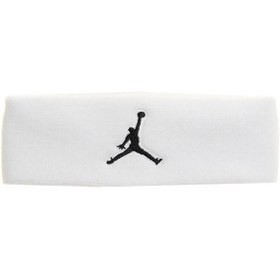 Resim Nike Jordan Jumpman Nba Kadın Beyaz Antrenman Saç Bandı J.KN.00.101.OS 
