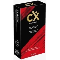 Resim Cx Prezervatif Classic 12'li 