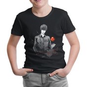 Resim Lordd T-Shirt Lorddd T-Shirt T-Shirt Death Note - Bad Apples Siyah Çocuk Tshirt 