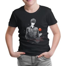 Resim Lordd T-Shirt Lorddd T-Shirt T-Shirt Death Note - Bad Apples Siyah Çocuk Tshirt 