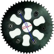 Resim İTHAL Yuki 250 Izci Cross Arka Dişli 428-56T Iç 45 mm 6 Takozlu 