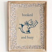 Resim 1 adet Retro Kitap Sanatı Tuval Posteri, Sevimli Okuma Posteri, Sınıf Duvar Sanatı, Okuyucular İçin Hediye, Kitap Karakteri Dekorasyonu, Çalışma Odası, Kitaplar, Bahar ve Yaz Duvar Sanatı Dekoru, Yatak Odası, Ofis, Oturma Odası, Kahve Dükkanı, Bar, Ev ve Yurt Dekorasyonu için Uygun - Çerçevesiz 