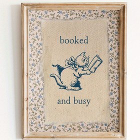 Resim 1 adet Retro Kitap Sanatı Tuval Posteri, Sevimli Okuma Posteri, Sınıf Duvar Sanatı, Okuyucular İçin Hediye, Kitap Karakteri Dekorasyonu, Çalışma Odası, Kitaplar, Bahar ve Yaz Duvar Sanatı Dekoru, Yatak Odası, Ofis, Oturma Odası, Kahve Dükkanı, Bar, Ev ve Yurt Dekorasyonu için Uygun - Çerçevesiz 