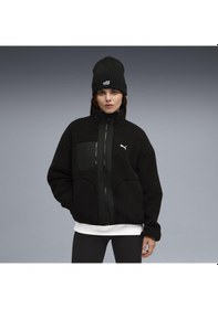Resim Puma Reversible Sherpa Jacket Kadın Yetişkin Ceket Siyah 