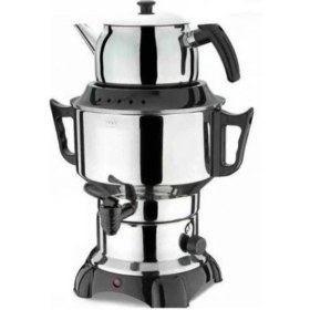 Resim Aldente Siyah Klasik Elektrikli Semaver 4.5 Litre 