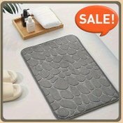 Resim 1 adet Halı / 4 Parça Mat Bant, Çakıl Kabartmalı Banyo Matı, Hızlı Emici, Yıkanabilir, Makinede Yıkanabilir, Hızlı Kuruyan, Yumuşak ve Rahat Halı, Banyolar, Banyo Aksesuarları, Mutfak Alanı Halıları, Çamaşır Odaları, Yatak Odaları, Duşlar, İç Mekan Halıları, Lüks Banyo Halıları / Kaymaz Halı Sticker'ları için Uygun Olan Çeşitli Ev Dekor Halıları 