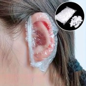 Resim 50/100/150 adet Şeffaf Yüksek Kaliteli Kulak Koruma Kapakları - Yüzme, Saç Boyama, Salon & Banyo için Tek Kullanımlık Şeffaf Duş Kulak Koruyucuları - Kokusuz Hijyenik Kulak Koruyucular, Saç Boyama Güvenlik Ekipmanı, Yarı Saydam Tasarım, Yumuşak Plastik Malzeme, Rahat Oturuş, Toksik Olmayan Plastik, Güzellik Tutkunları 