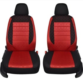 Resim Yıldız Oto Koltuk Kılıfı Mitsubishi L100 Uyumlu Kırmızı Oto Koltuk Kılıfı (Tam Takım Ön Arka Araç Koltuk Kılıfı) 