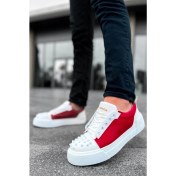 Resim Chekich CH169 Cbt Thorn Erkek Ayakkabı Beyaz / Kırmızı 