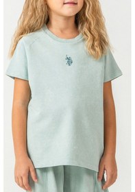 Resim U.s. Polo Assn. Kız Çocuk Yeşil Pijama Takım 5274-49913 Yeşil 