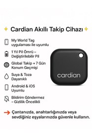 Resim CARDİAN TAKİP CİHAZLARI CARDİAN GPS AKILLI TAKİP CİHAZI -ios andriod uyumlu 