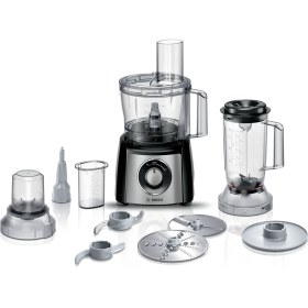 Resim Multitalent 3 Hamur Yoğurma Blender ve Öğütücü Hepsi Bir Arada 800 W Mutfak Robotu Siyah 