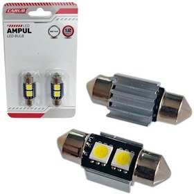 Resim Carub 12v Sofit Ampul 31 Mm 3w 2 Smd Led Metal Beyaz Br0402211 
