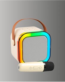 Resim ASTRALTECH Kablosuz Karaoke Mikrofon Hoparlör Seti Güçlü Ses Çıkışı 