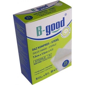 Resim B-Good Gaz Kompres 7.5 CM x 7,5 CM 25 'li 