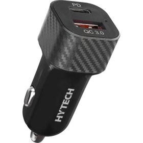 Resim Hytech HY-X49 43W Pd 25W + USB Qc3.0 Siyah Araç Şarj Cihazı 