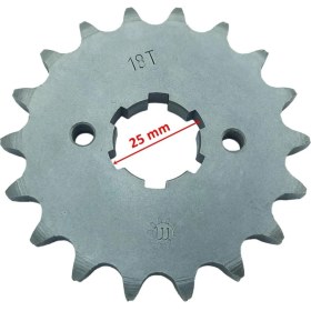 Resim Atv Ön Dişli 428-18T Iç 25 mm 2 Delikli Öm 