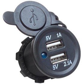 Resim POWERMASTER ŞASE TİPİ OTO USB ŞARJ 5V-2.1A-5V1A ARAÇ ÇAKMAK ŞASE TİPİ 