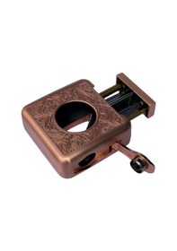 Resim Parmida Rose Gold İşlemeli V-cut Puro Makası Kesici - Tr9082 