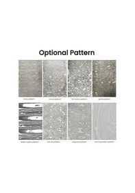 Resim Pazly Yüksek Kaliteli Damascus Çelik Levha - Dıy Bıçak Yapımı İçin Sertleştirilmiş Malzeme 