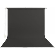 Resim Yf Nice 270cm X 500cm Sonsuz Siyah Fon Perdesi Seti 