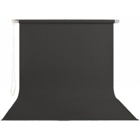 Resim Yf Nice 270cm X 500cm Sonsuz Siyah Fon Perdesi Seti 