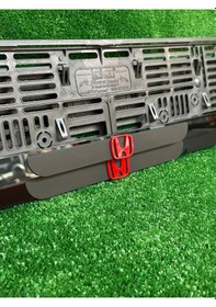 Resim Pleksi Otomobil Plakalık Ahenk Model Honda H Logolu Uyumlu 