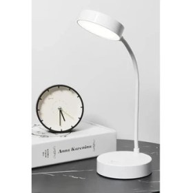 Resim Şarjlı Dokunmatik Akrobat Masa Lambası – 12 Led'li Katlanabilir Kitap Okuma ve Çalışma Işığı, Beyaz Işık, Işıldak Modlu Taşınabilir Masa Üstü Lamba-Kitap Okuma Işığı 