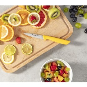 Resim Colorfood Tırtıklı Soyma Bıçağı 8cm Sarı 005 Sarı 