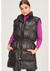 Resim Z6732 Dewberry Hk Style Bayan Yelek-siyah Siyah 