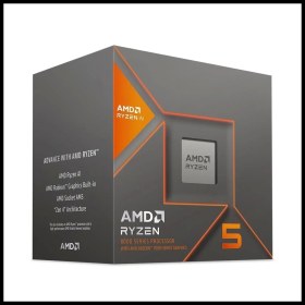 Resim Amd Ryzen 5 8600G 6 Core, 4,30-5.00GHZ, 22MB Cache, 65W, Am5 Soket, Box (Kutulu) (Dahili Grafik Var, Fan Var) 